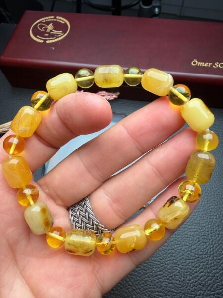 Damla Kehribar Bileklik