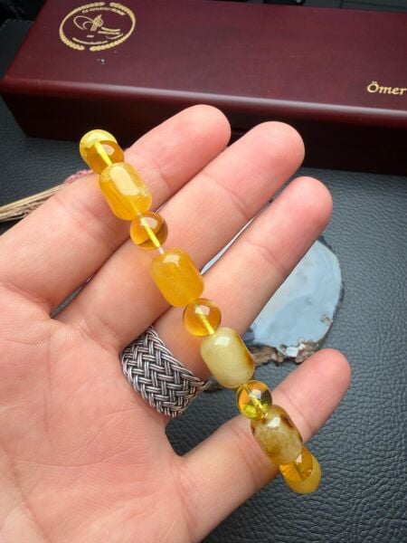 Damla Kehribar Bileklik