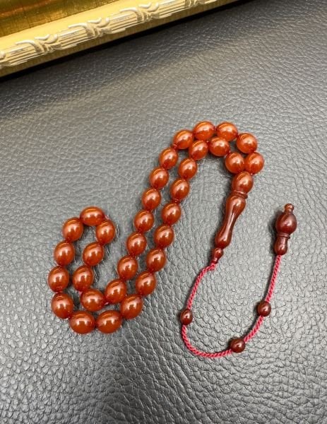 Beyzi Model Eski Osmanlı Yemen Zar Kehribar Tesbih