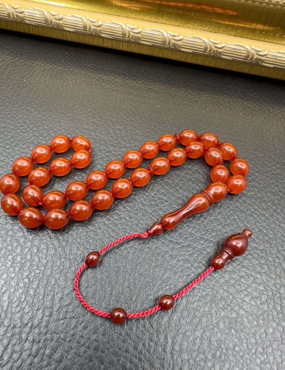 Beyzi Model Eski Osmanlı Yemen Zar Kehribar Tesbih