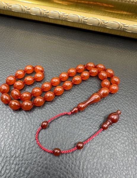 Beyzi Model Eski Osmanlı Yemen Zar Kehribar Tesbih