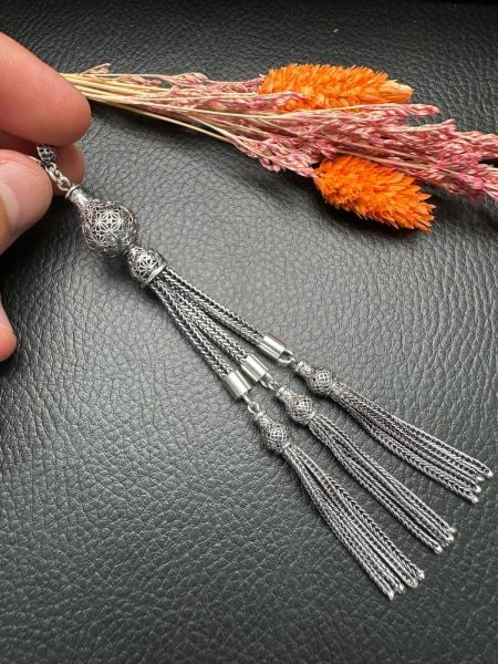 Özel Tasarım Gümüş Püskül