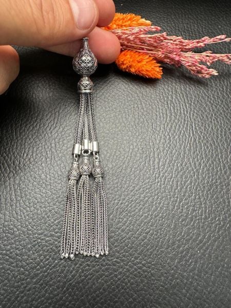 Özel Tasarım Gümüş Püskül