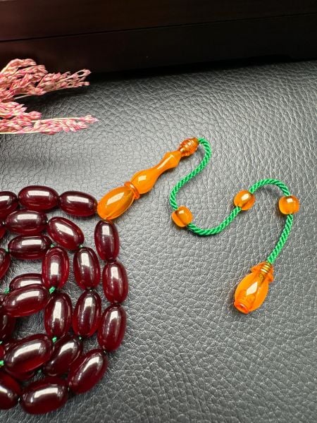 Kapsül Model Eski Osmanlı Sıkma Kehribar Tesbih