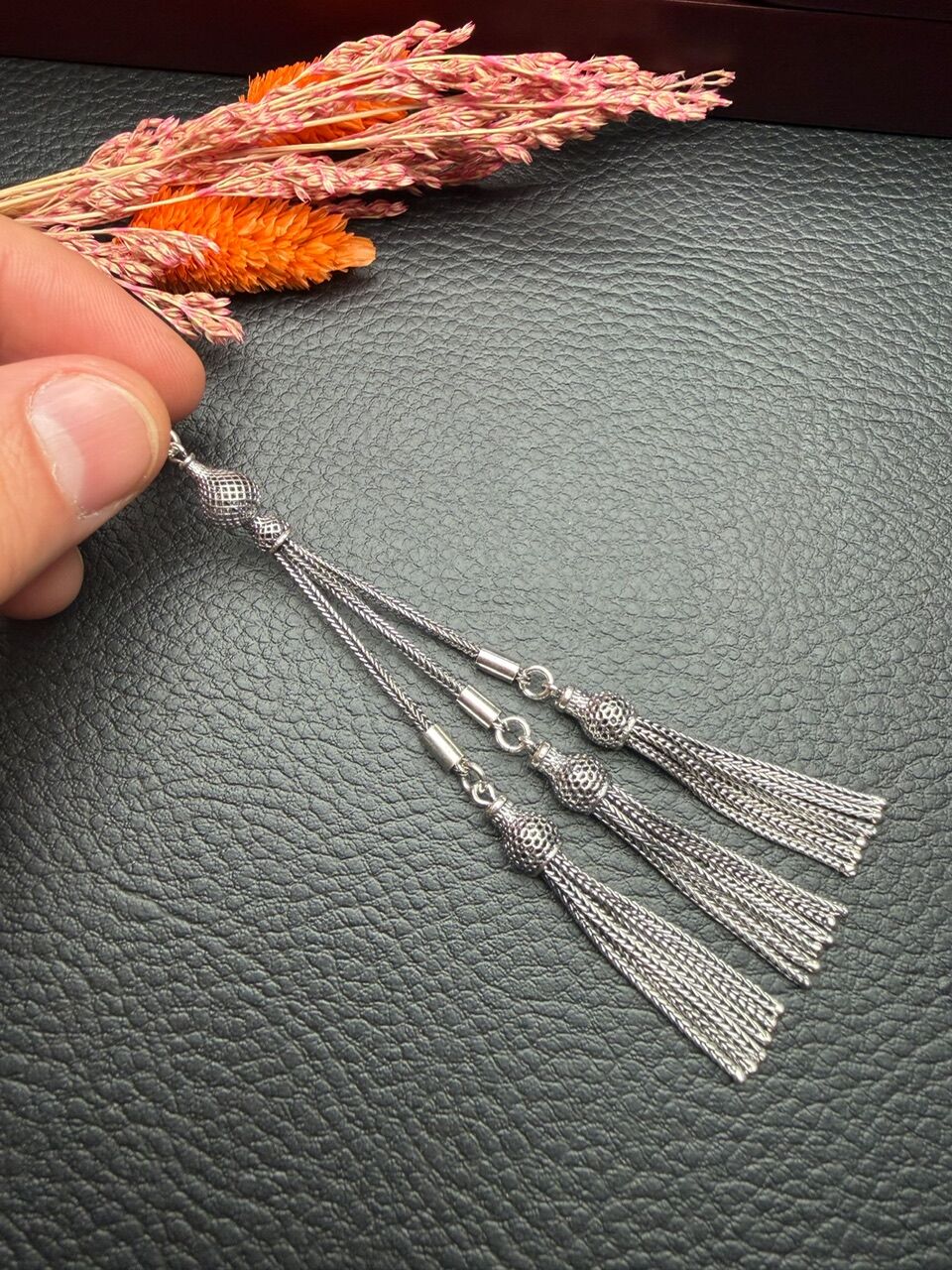 Özel Tasarım Gümüş Püskül