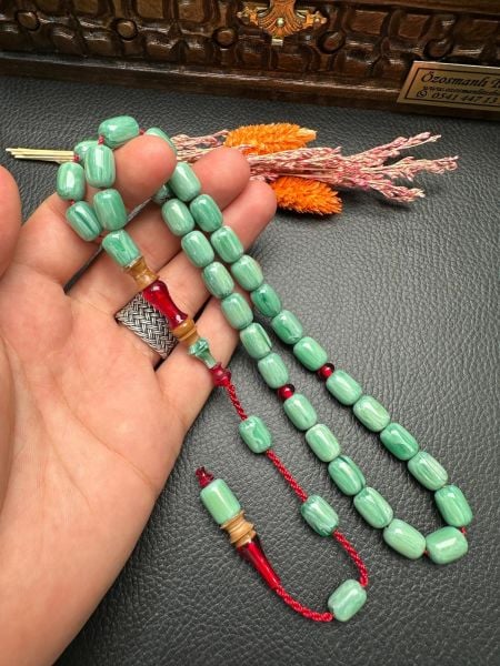 Kapsül Model Sıkma Kehribar Tesbih