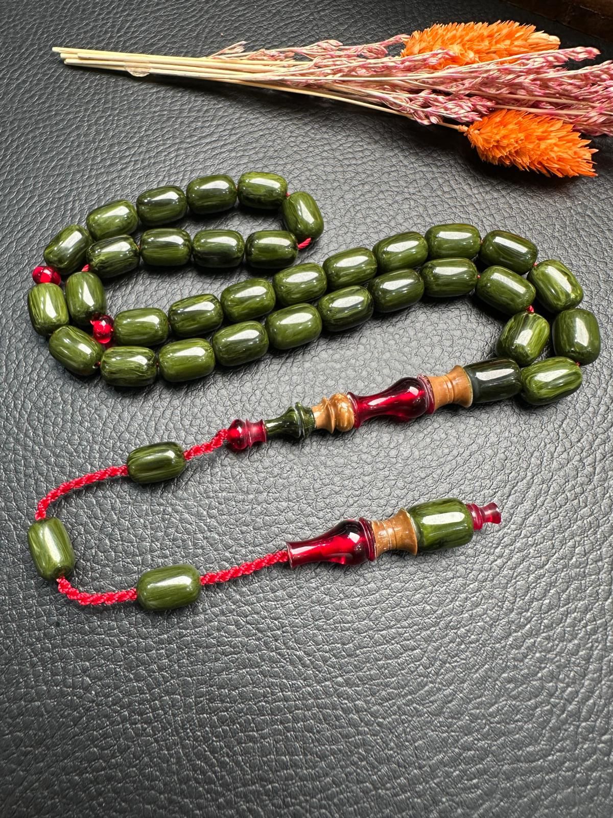 Kapsül Model Sıkma Kehribar Tesbih