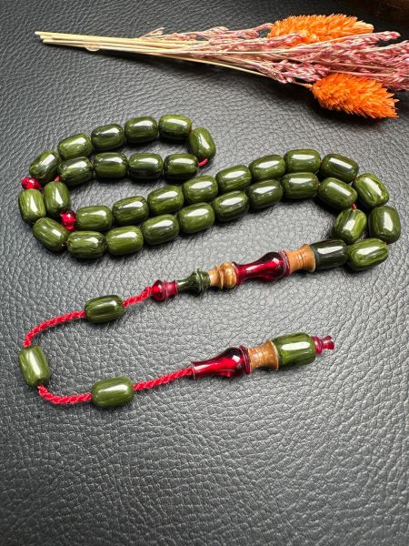 Kapsül Model Sıkma Kehribar Tesbih