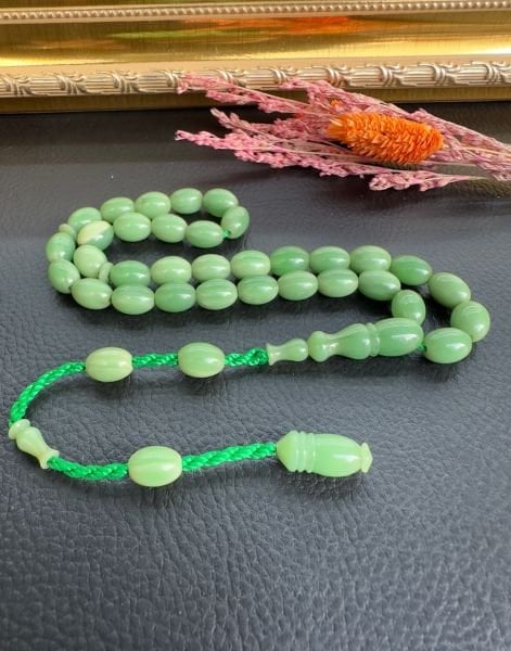 Yeşil Renk Kapsül Model Katalin Tesbih