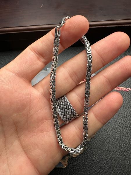 Özel Tasarım Erkek Gümüş Bileklik