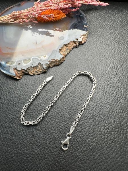 Özel Tasarım Erkek Gümüş Bileklik