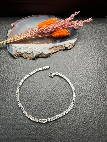 Kral Erkek Gümüş Bileklik ve Kolye Set