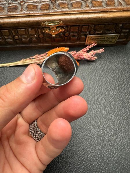 Özel Savat İşçiliği Gümüş Yüzük