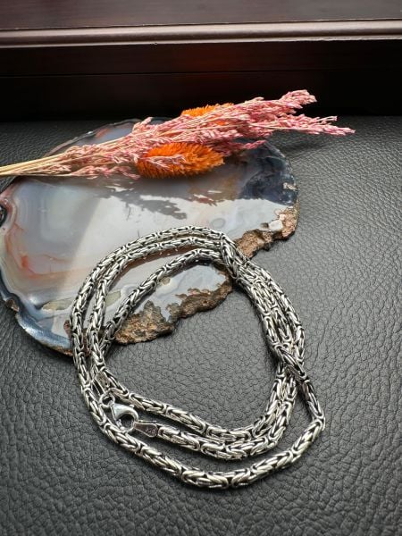 Kral Erkek Gümüş Kolye