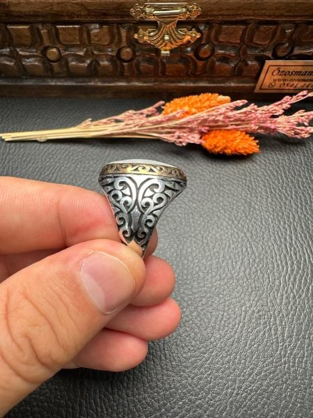 Opal Taşı Gümüş Yüzük