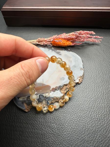 Sitrin Doğal Taş Bileklik