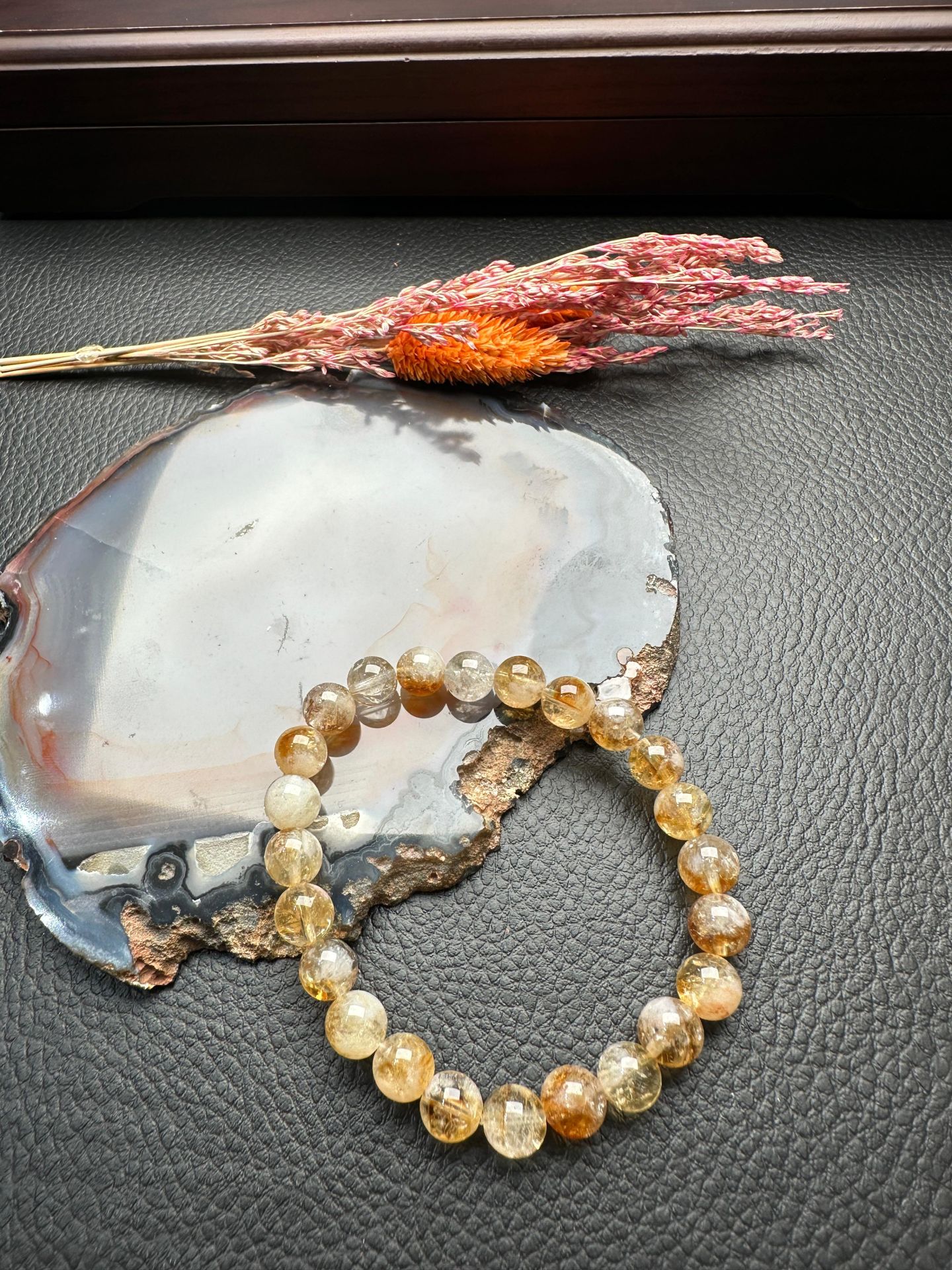 Sitrin Doğal Taş Bileklik