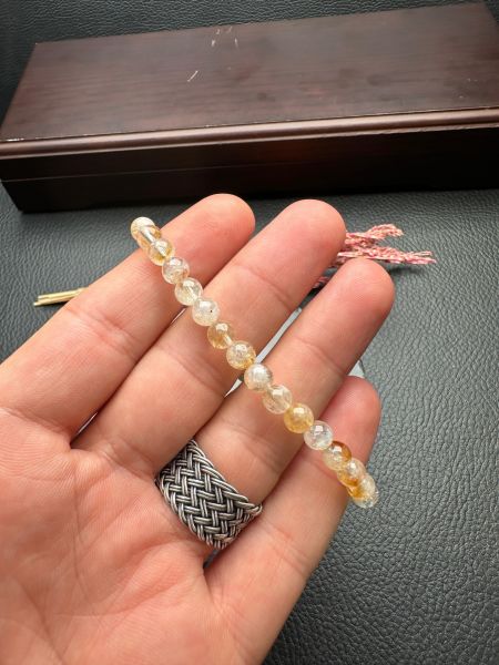 Sitrin Doğal Taş Bileklik