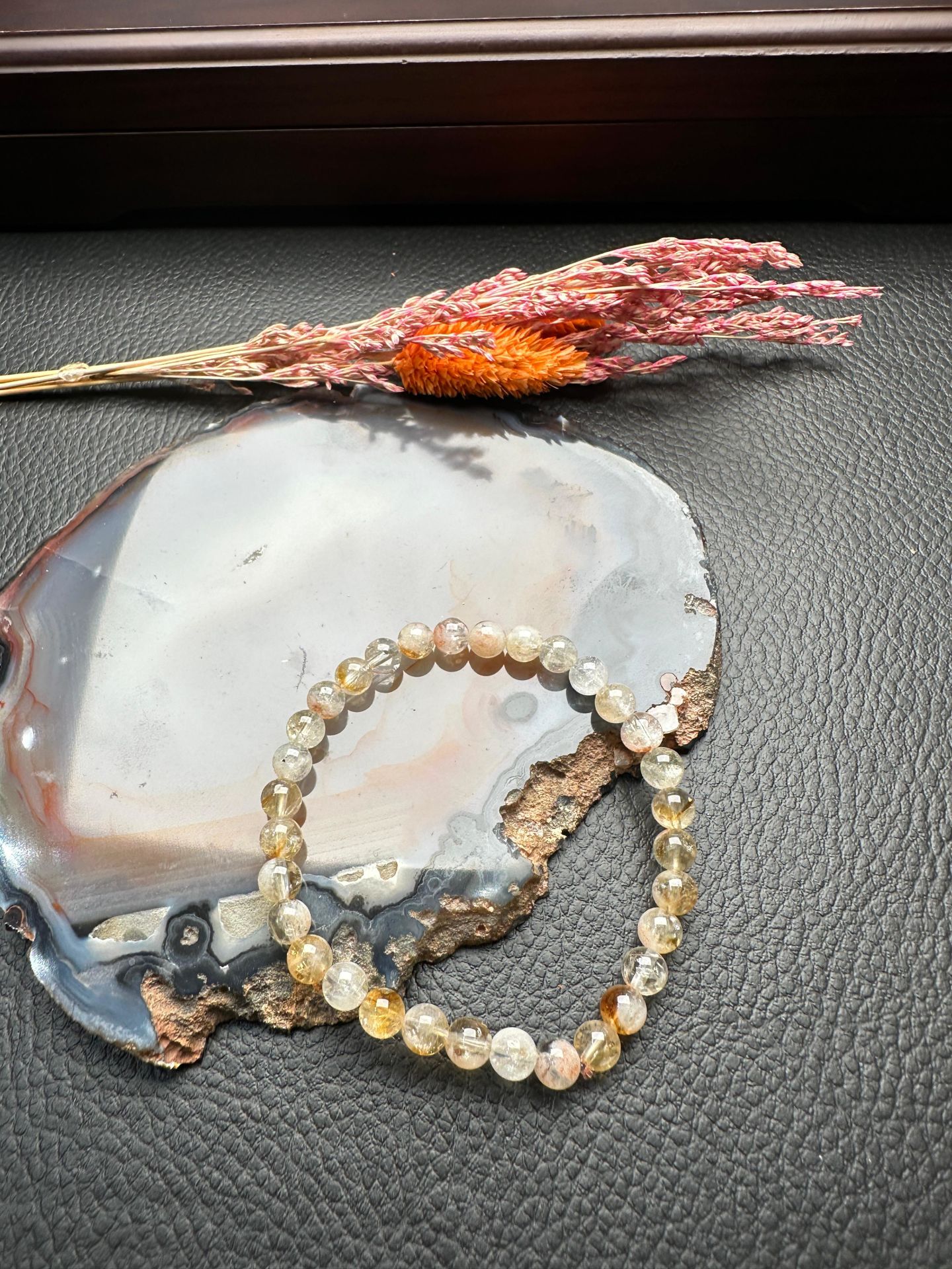 Sitrin Doğal Taş Bileklik