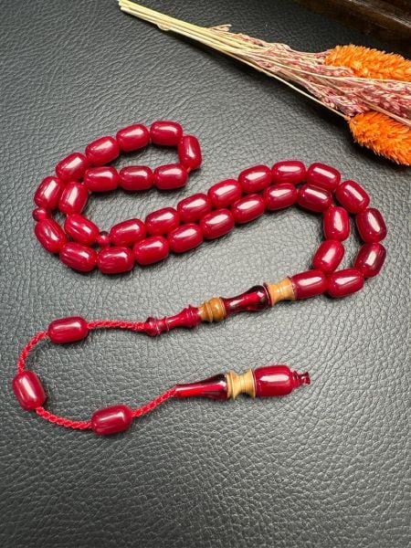 Kapsül Model Sıkma Kehribar Tesbih