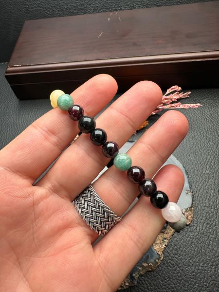 Karışık Çakra Doğal Taş Bileklik