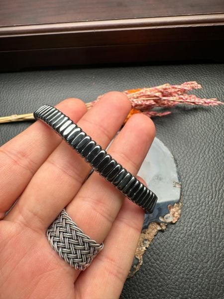 Hematit Doğal Taş Bileklik