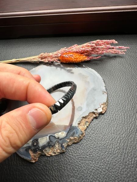 Hematit Doğal Taş Bileklik