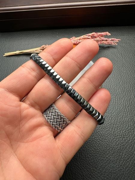 Hematit Doğal Taş Bileklik