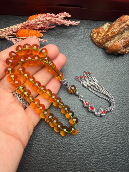 Rus Kaya Damla Kehribar Tesbih