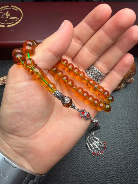 Rus Kaya Damla Kehribar Tesbih