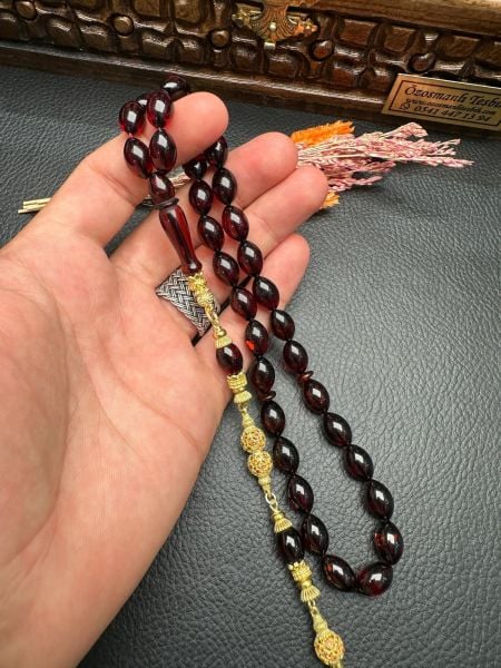 Rus Kaya Damla Kehribar Tesbih