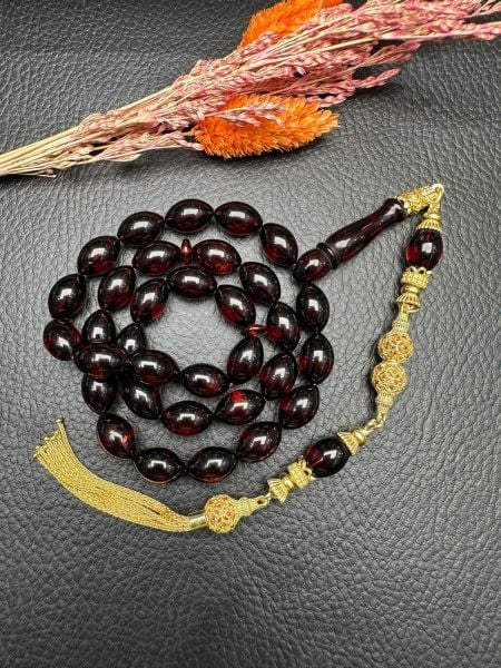 Rus Kaya Damla Kehribar Tesbih