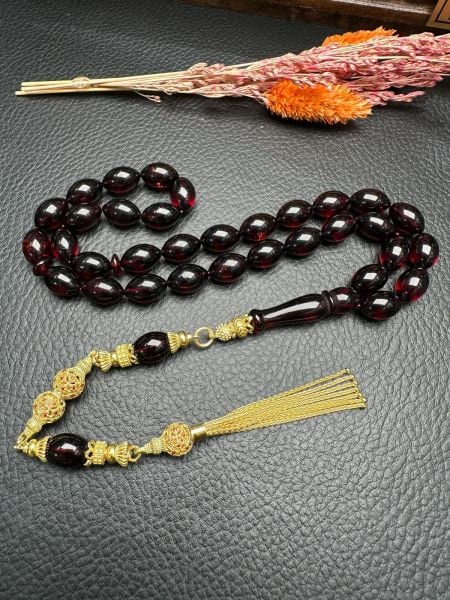 Rus Kaya Damla Kehribar Tesbih