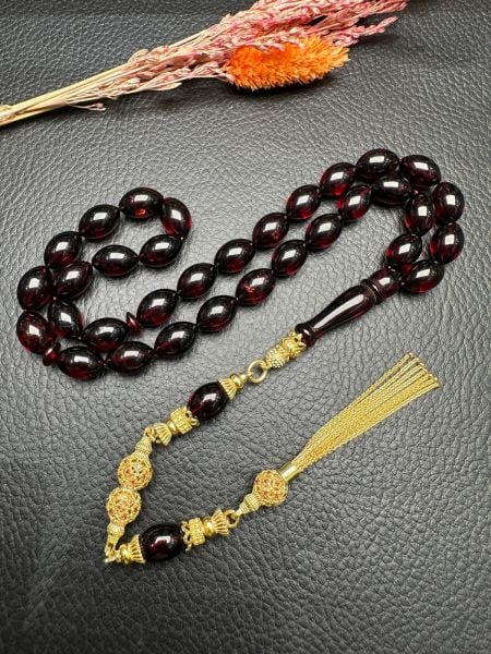 Rus Kaya Damla Kehribar Tesbih