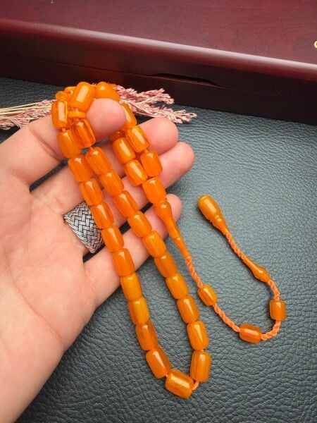 Kapsül Model Sıkma Kehribar Tesbih