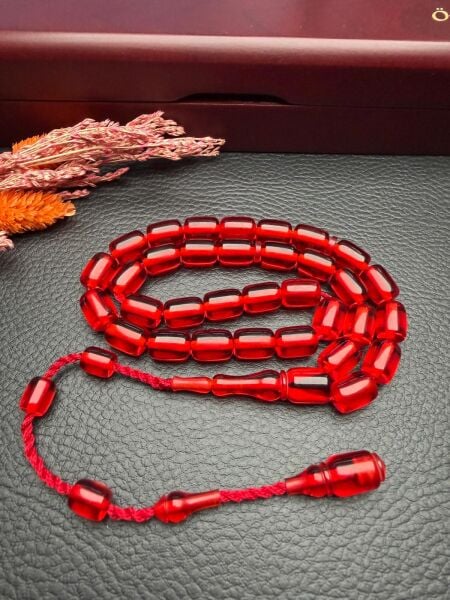 Kapsül Model Ateş Kehribar Tesbih