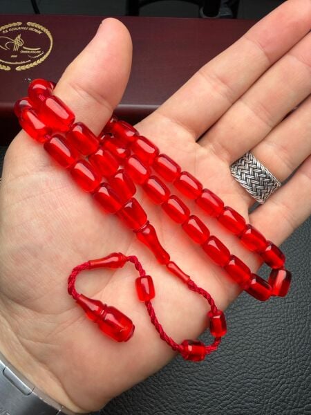 Kapsül Model Ateş Kehribar Tesbih