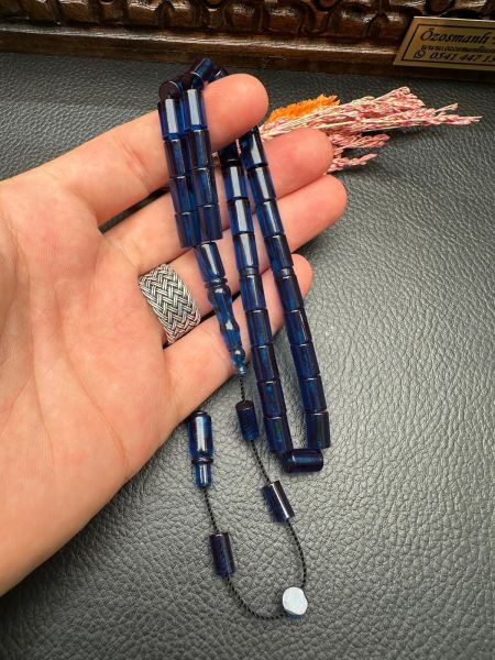 Kesme Model Ateş Kehribar Tesbih