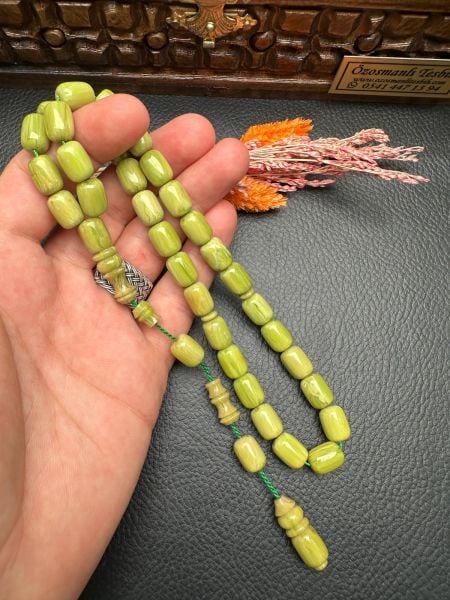 Kapsül Model Sıkma Kehribar Tesbih