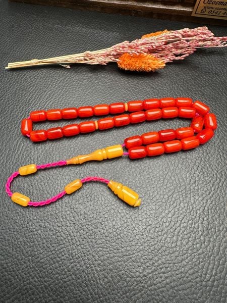 Kapsül Model Sıkma Kehribar Tesbih