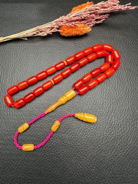 Kapsül Model Sıkma Kehribar Tesbih