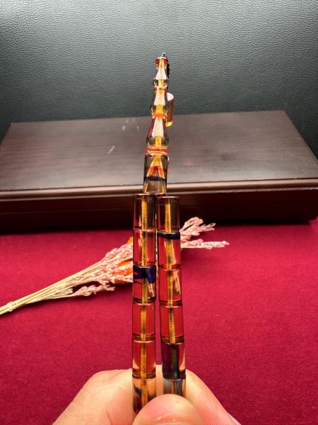 Kesme Ateş Kehribar Tesbih