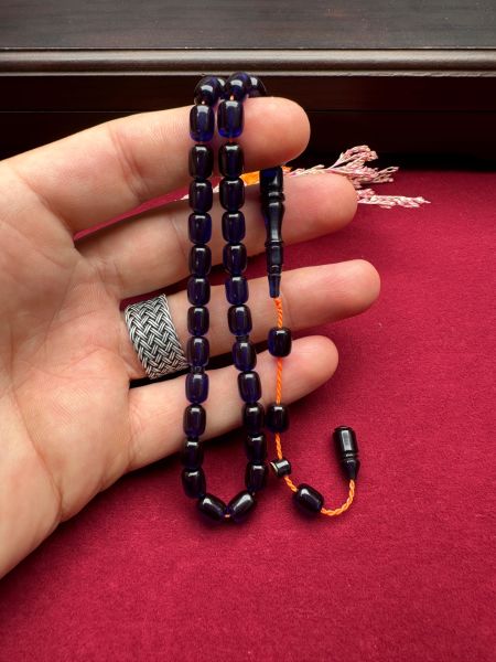 Kapsül Ateş Kehribar Tesbih