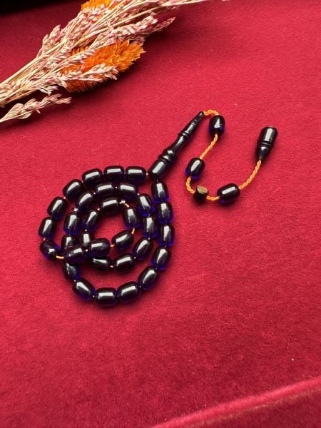 Kapsül Ateş Kehribar Tesbih