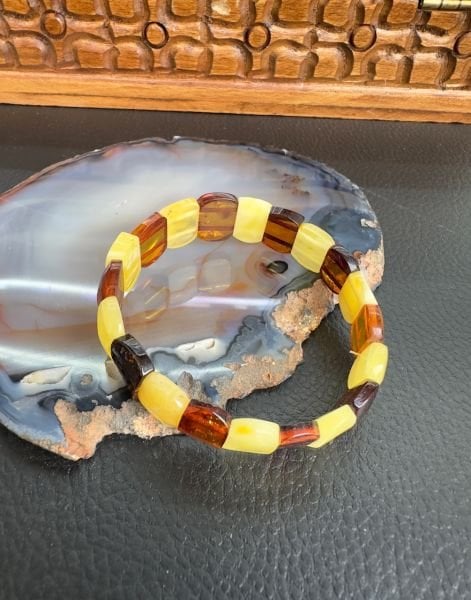 Damla Kehribar Bileklik