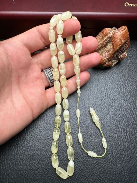 Serdar Aydın Usta İşçiliği Tek Kaya  Damla Kehribar Tesbih