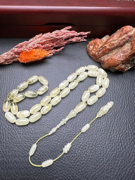 Serdar Aydın Usta İşçiliği Tek Kaya  Damla Kehribar Tesbih