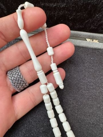 Kapsül Model Sade Deve Kemiği Tesbih