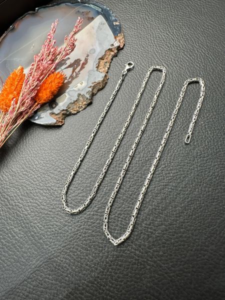 Kral Erkek Gümüş Kolye