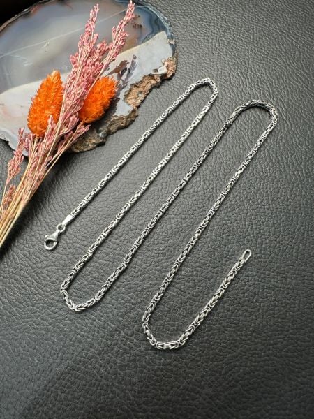 Kral Erkek Gümüş Kolye